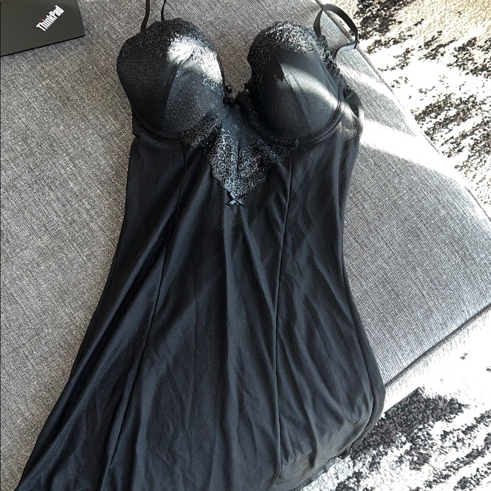 ThirdLove Black Lace Chemise